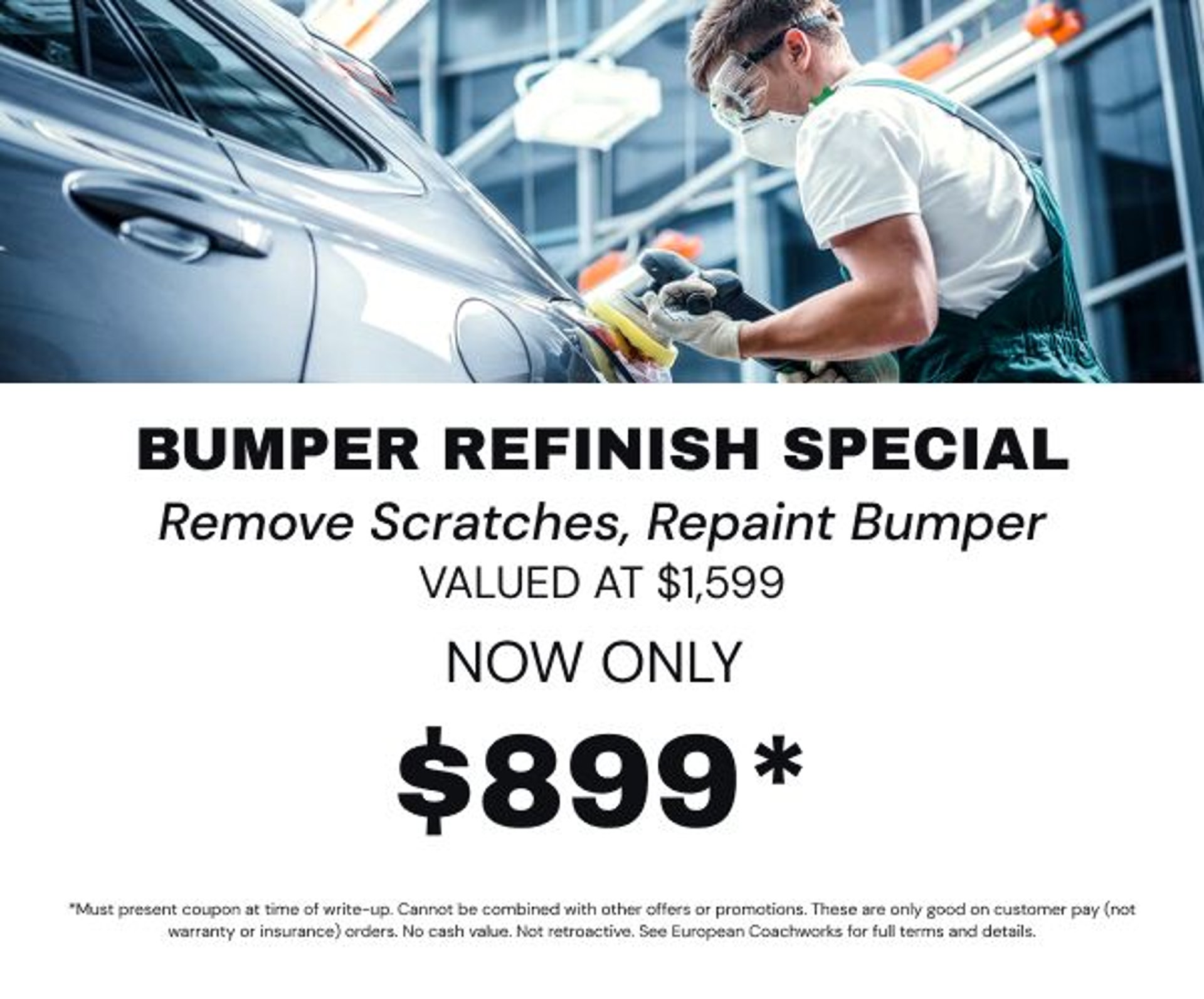 Bumper Refinish Special