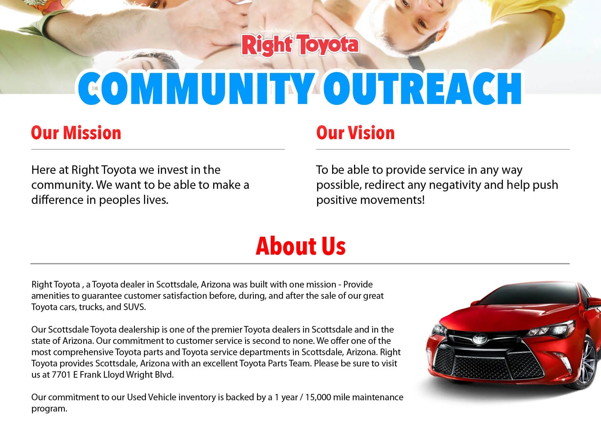 Communnity outreach information img