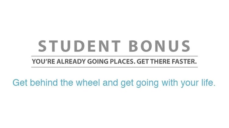 Student Bonus.
